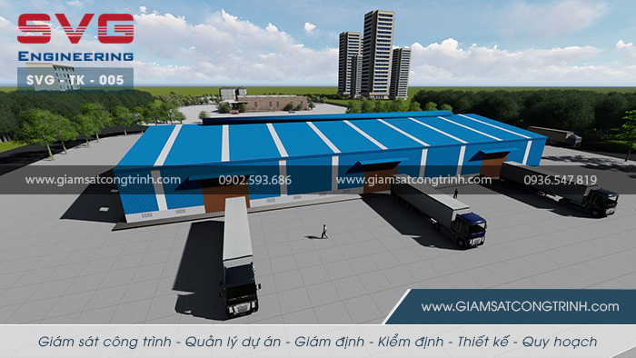 Phối cảnh kho bãi thiết kế cảng tổng hợp Vinalines Hậu Giang - SVG TK 005 Thiet ke cang tong hop Vinalines Hau Giang