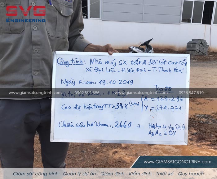 Giám định khối lượng san lấp công trình nhà máy JASAN Thanh Hóa Giam dinh khoi luong san lap cong trinh xay dung nha may JASAN Thanh Hoa