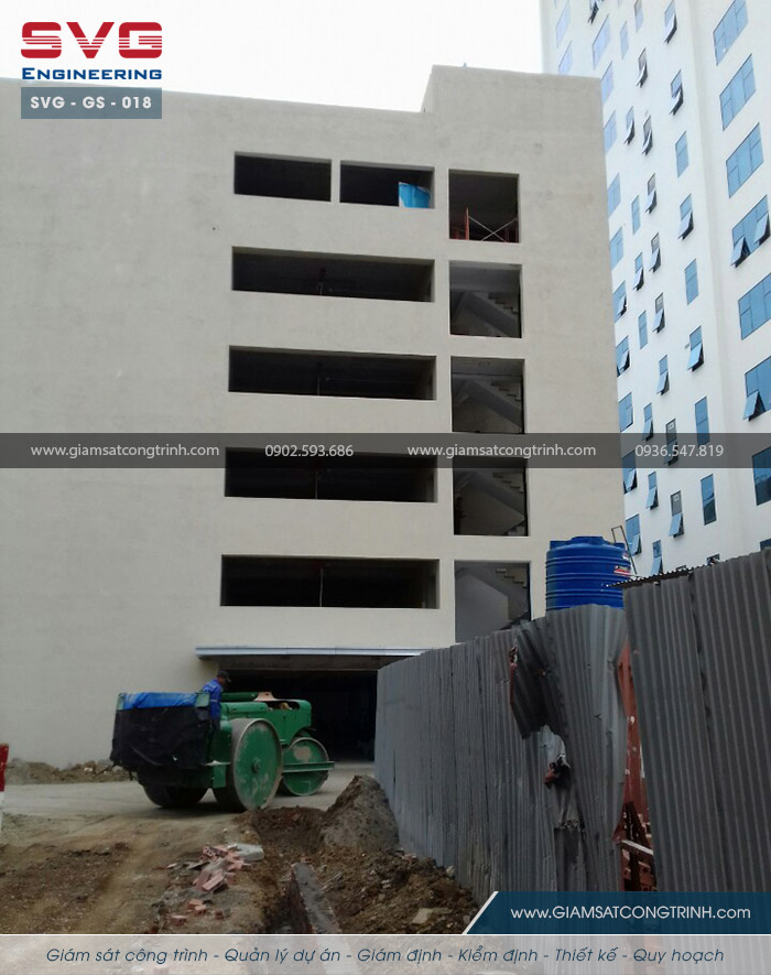 Giám sát thi công công trình Dự án nhà để xe 5 tầng Tòa nhà Bạch Đằng Hải Phòng - SVG GS 018 Giam sat thi cong xay dung cong trinh Du an nha de xe 5 tang toa nha Bach Dang Hai Phong