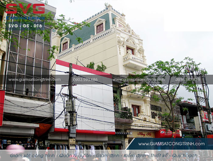 Giám sát thi công công trình nhà phố cổ điển 4 tầng tại Hải Phòng - SVG GS 016 Giam sat thi cong cong trinh nha pho co dien 4 tang Hai Phong