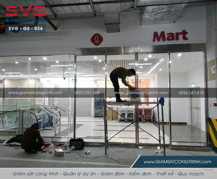 Giám sát thi công công trình nội thất siêu thị Lotte Mart Cầu Giấy Hà Nội - SVG 026 Giam sat thi cong cong trinh noi that sieu thi Lotte Mart Cau Giay Ha Noi