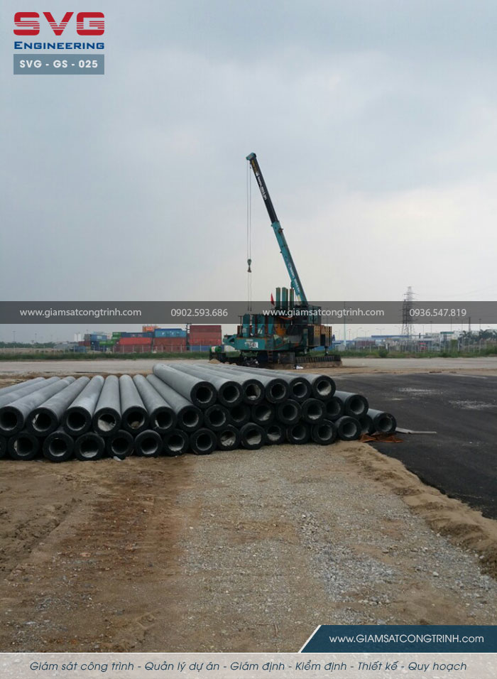 Giám sát thi công công trình xây dựng kho CFS Cảng Tân Vũ - SVG GS 025 Giam sat thi cong cong trinh xay dung kho CFS Cang Tan Vu