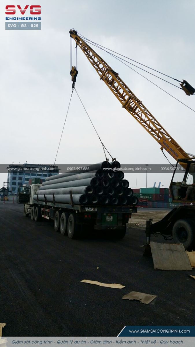 Giám sát thi công công trình xây dựng kho CFS Cảng Tân Vũ - SVG GS 025 Giam sat thi cong cong trinh xay dung kho CFS Cang Tan Vu