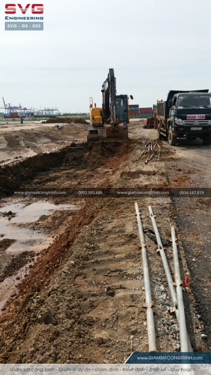 Giám sát thi công công trình xây dựng kho CFS Cảng Tân Vũ - SVG GS 025 Giam sat thi cong cong trinh xay dung kho CFS Cang Tan Vu