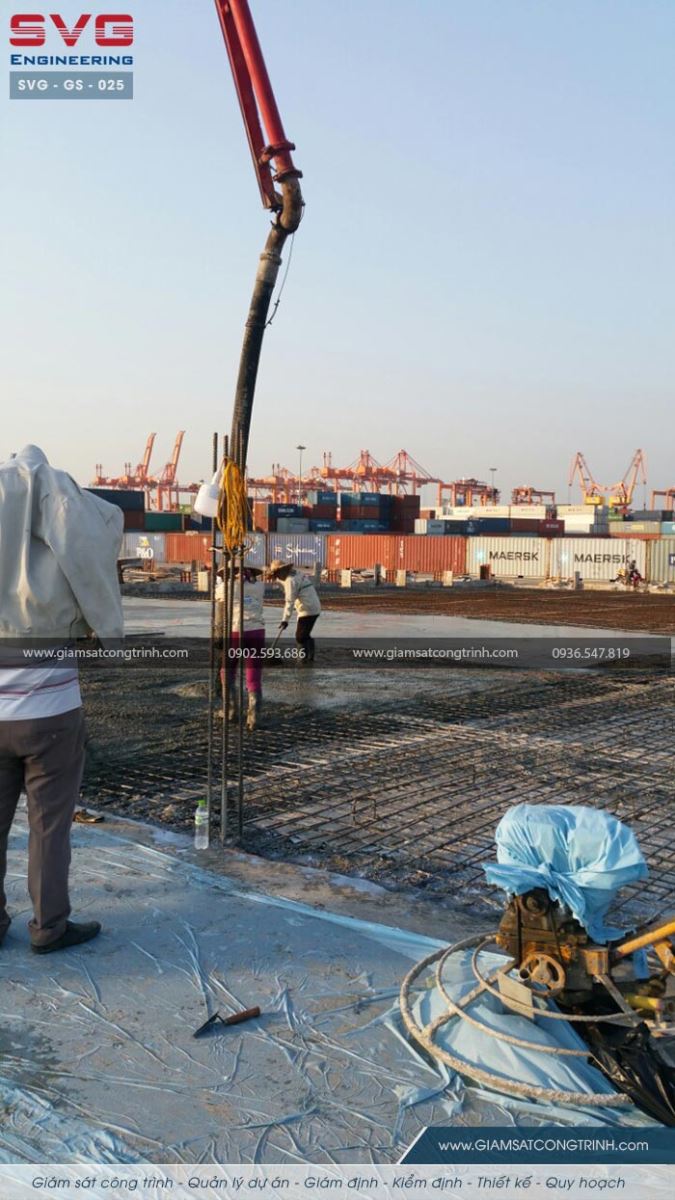 Giám sát thi công công trình xây dựng kho CFS Cảng Tân Vũ - SVG GS 025 Giam sat thi cong cong trinh xay dung kho CFS Cang Tan Vu