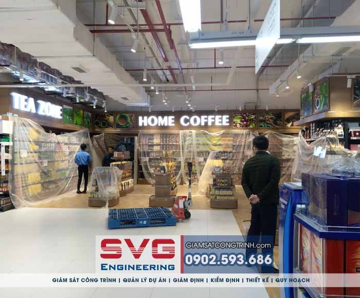 Giám sát thi công nội thất công trình siêu thị Giam sat thi cong noi that cong trinh sieu thi