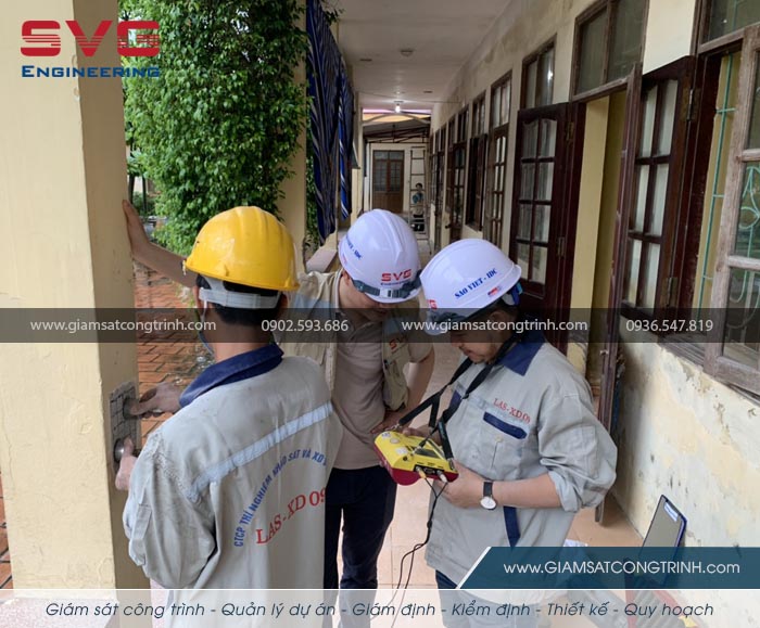 Kiểm định chất lượng công trình xây dựng trường Thuận Thiên Kiến Thụy Hải Phòng Kiem dinh chat luong cong trinh xay dung truong Thuan Thien Kien Thuy Hai Phong
