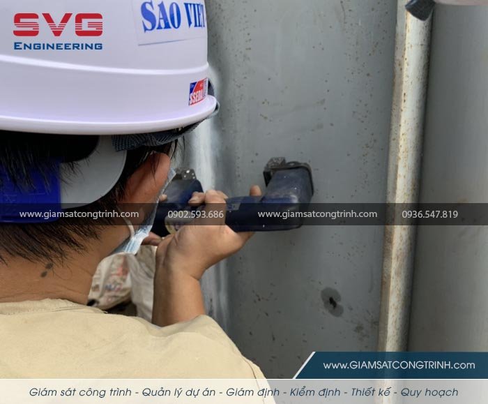 Kiểm định xây dựng công trình nhà máy Thành Đại Phú Mỹ KCN Nam Cầu Kiền Hải Phòng Kiem dinh xay dung cong trinh nha may khu cong nghiep Nam Cau Kien Hai Phong