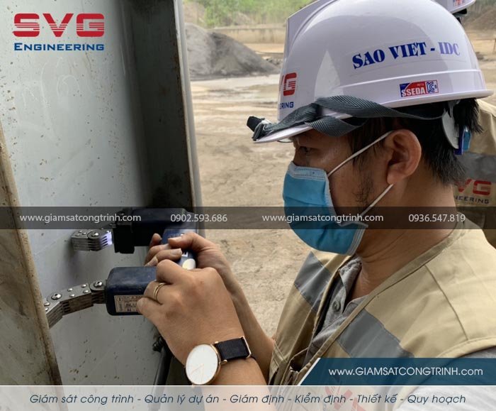 Kiểm định xây dựng công trình nhà máy Thành Đại Phú Mỹ KCN Nam Cầu Kiền Hải Phòng Kiem dinh xay dung cong trinh nha may khu cong nghiep Nam Cau Kien Hai Phong