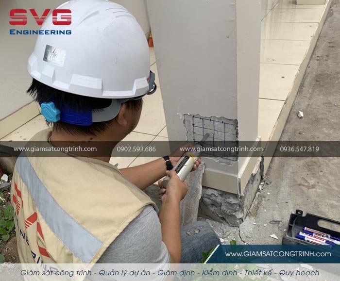Kiểm định xây dựng công trình nhà máy Thành Đại Phú Mỹ KCN Nam Cầu Kiền Hải Phòng Kiem dinh xay dung cong trinh nha may khu cong nghiep Nam Cau Kien Hai Phong