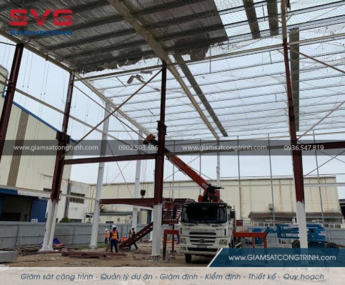 Kiểm định xây dựng công trình nhà xưởng EBARA KCN Nomura Hải Phòng Kiem dinh xay dung cong trinh nha xuong EBARA khu công nghiep Nomura Hai Phong
