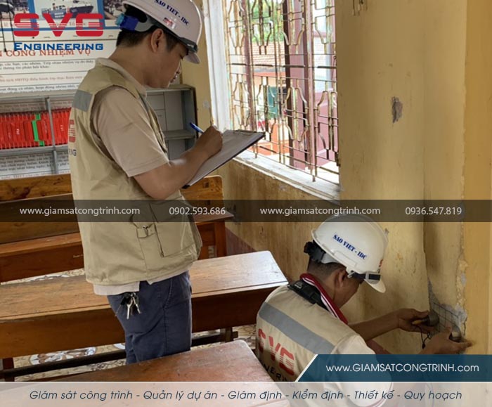Kiểm định chất lượng công trình xây dựng trường tiểu học Tú Sơn Kiến Thụy Hải Phòng Kiem dinh chat luong xay dung cong trinh truong tieu hoc Tu Son Kien Thuy Hai Phong
