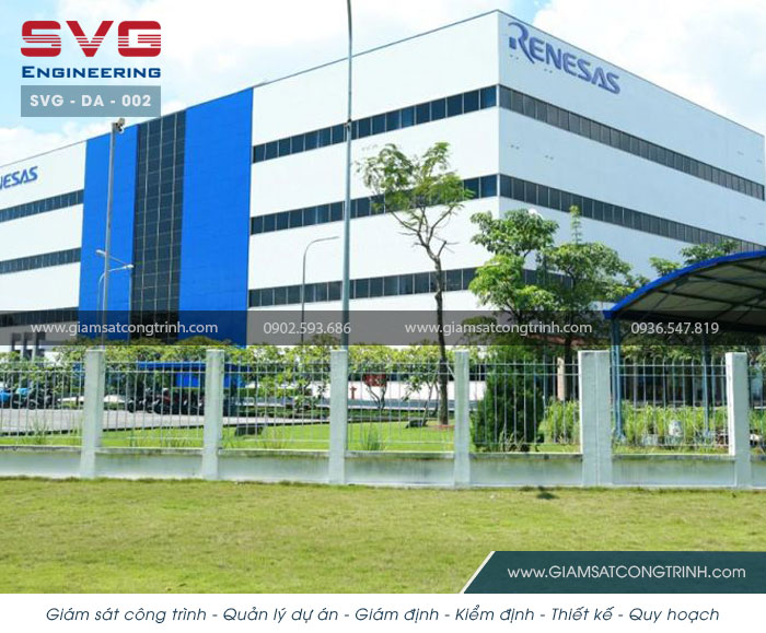 Quản lý dự án tòa nhà công ty Renesas Việt Nam - SVG DA 002 quan ly du an toa nha cong ty Renesas Viet Nam
