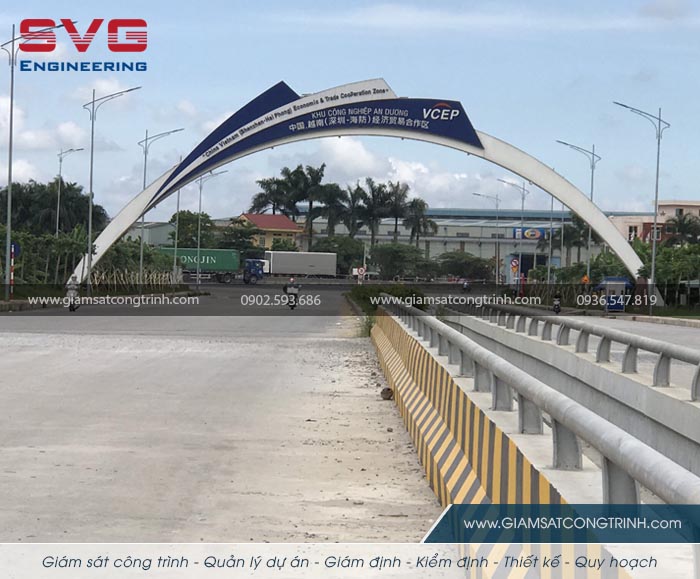 Thiết kế thi công xây dựng công trình cổng chào khu công nghiệp An Dương Hải Phòng Thiet ke thi cong xay dung cong trinh cong chao KCN An Duong