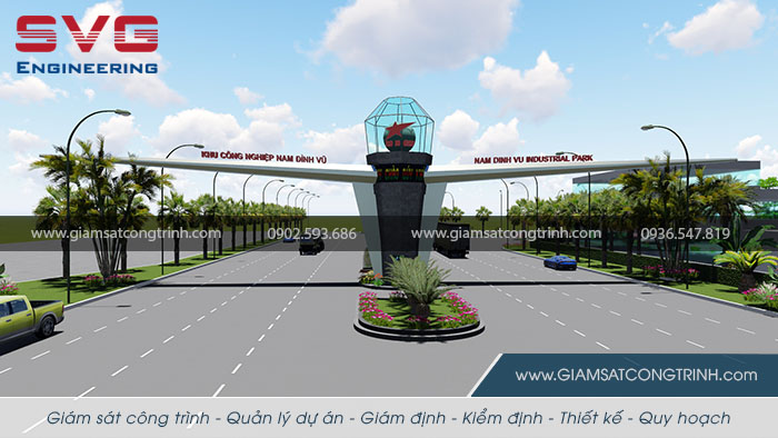 Thiết kế công trình xây dựng cổng chào khu công nghiệp tại Hải Phòng Thiet ke cong trinh xay dung cong chao khu cong nghiep tai Hai Phong