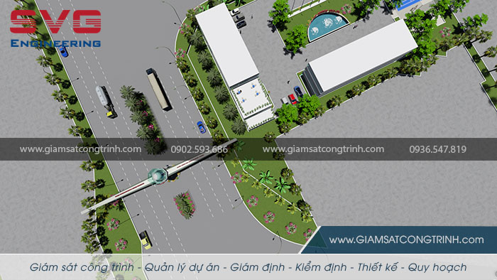 Thiet ke xay dung cong trinh cong chao khu cong nghiep Nam Dinh Vu Hai Phong