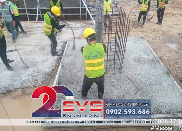 Giám sát chất lượng thi công công trình công nghiệp